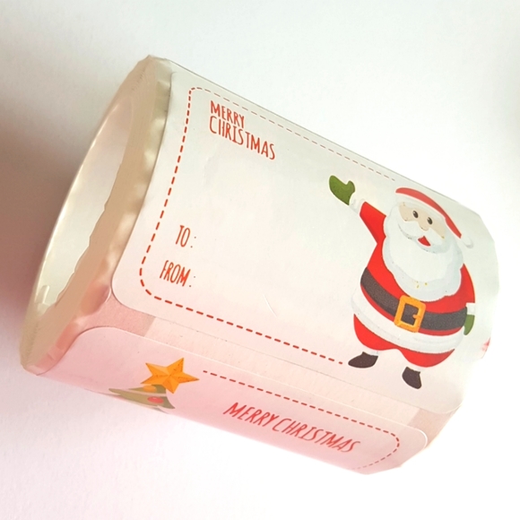 🎅🏼2/28$ NEW 250 pcs Christmas Stickers Labels - Picture 6 of 7